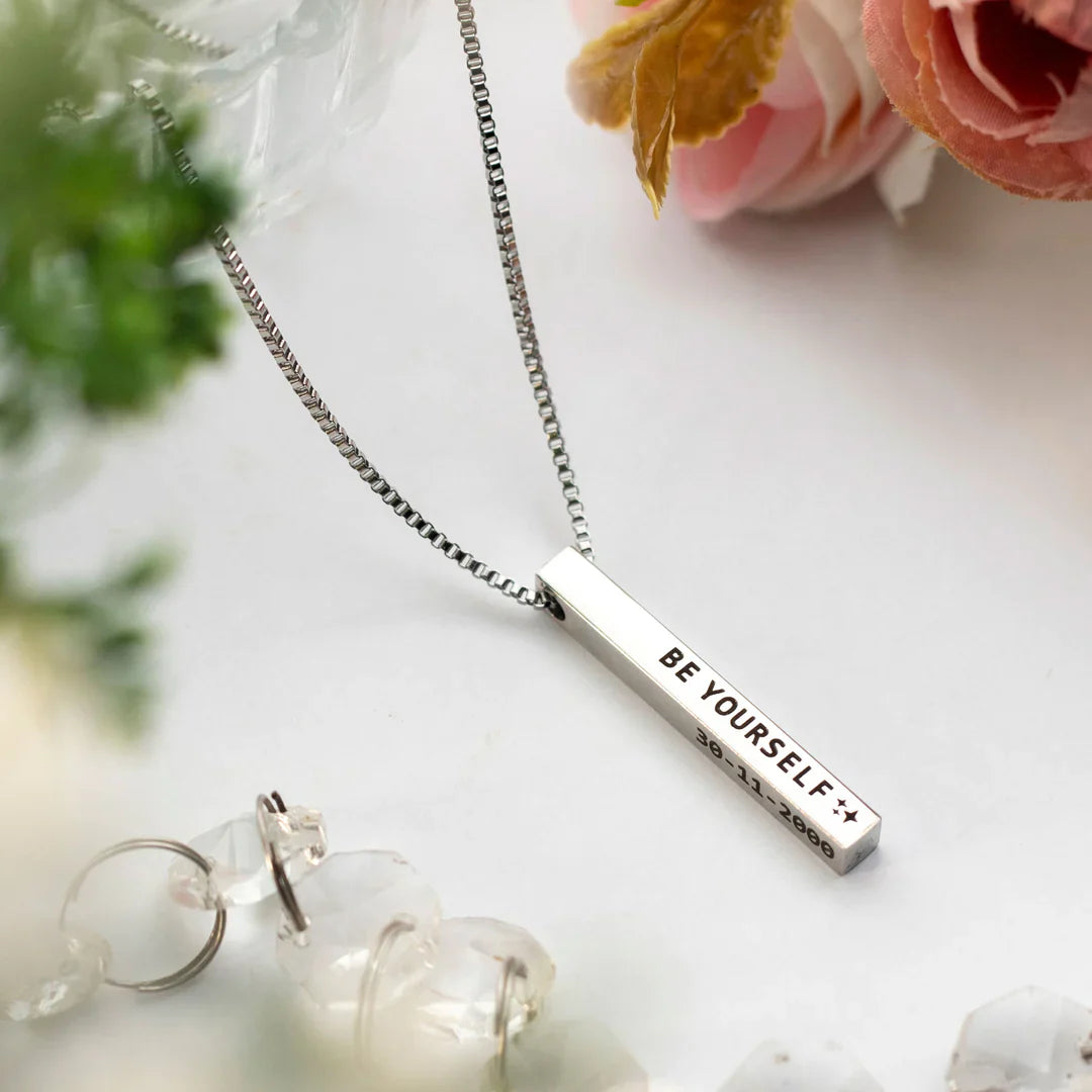 Our Bar Name Necklace